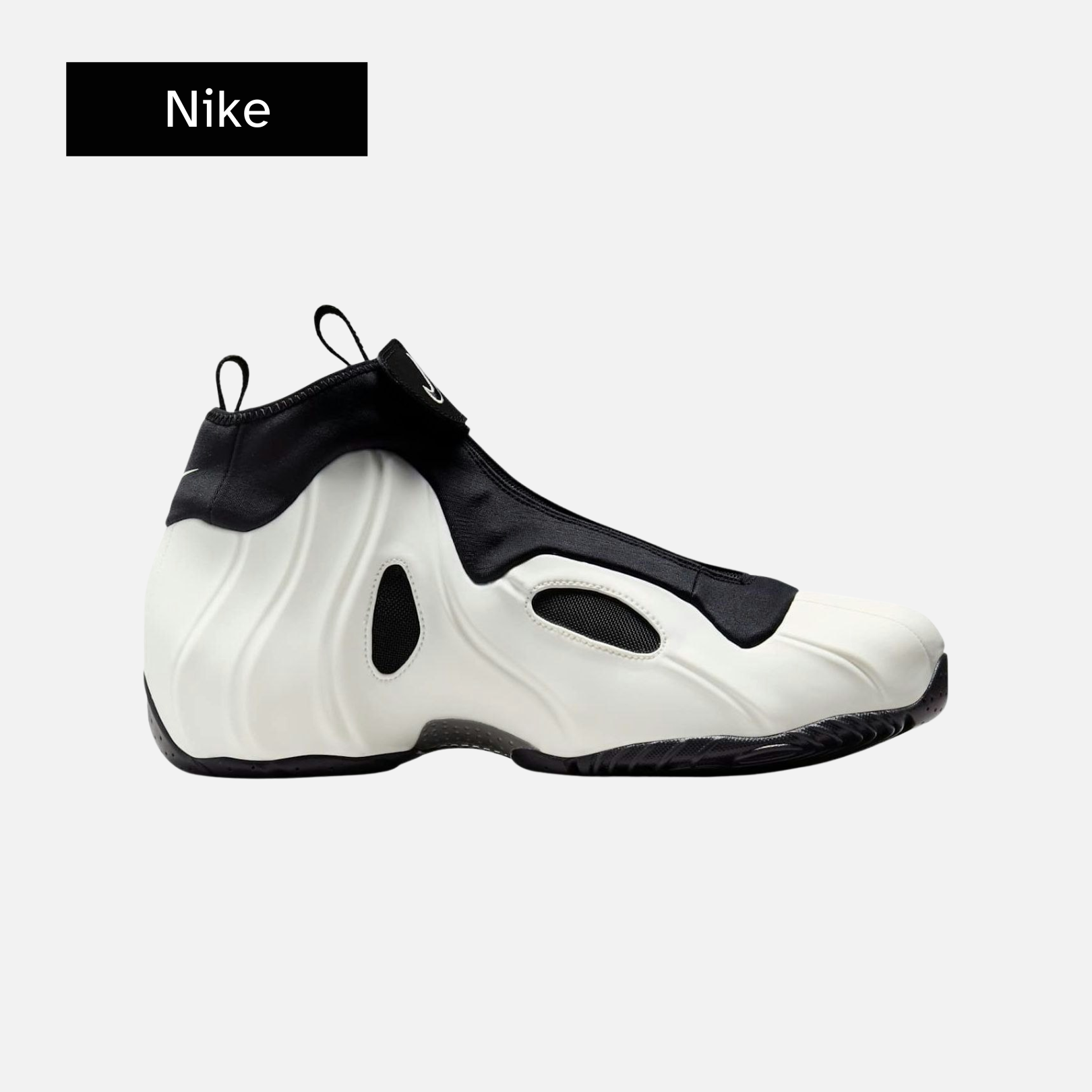Nike Air Flightposite 'Sail Black'