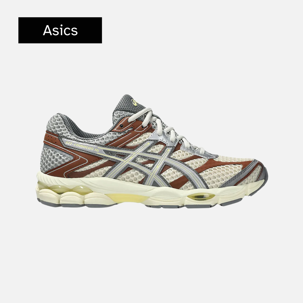 Emmi x ASICS Gel Cumulus 16 'Beige Grey'