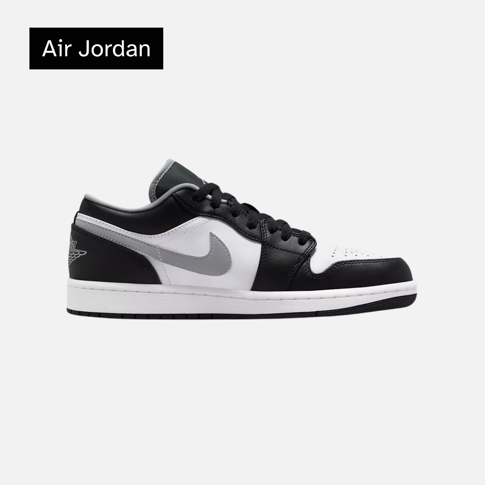 Air Jordan 1 Low 'Black Medium Grey'