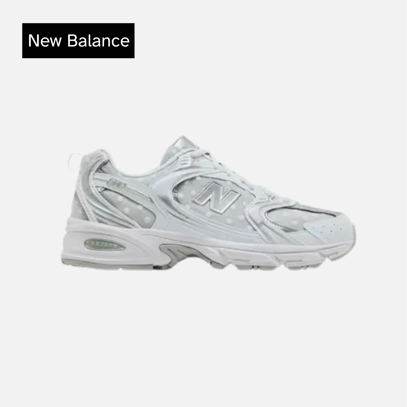 New Balance 530 'White Silver Metallic Polka Dots'