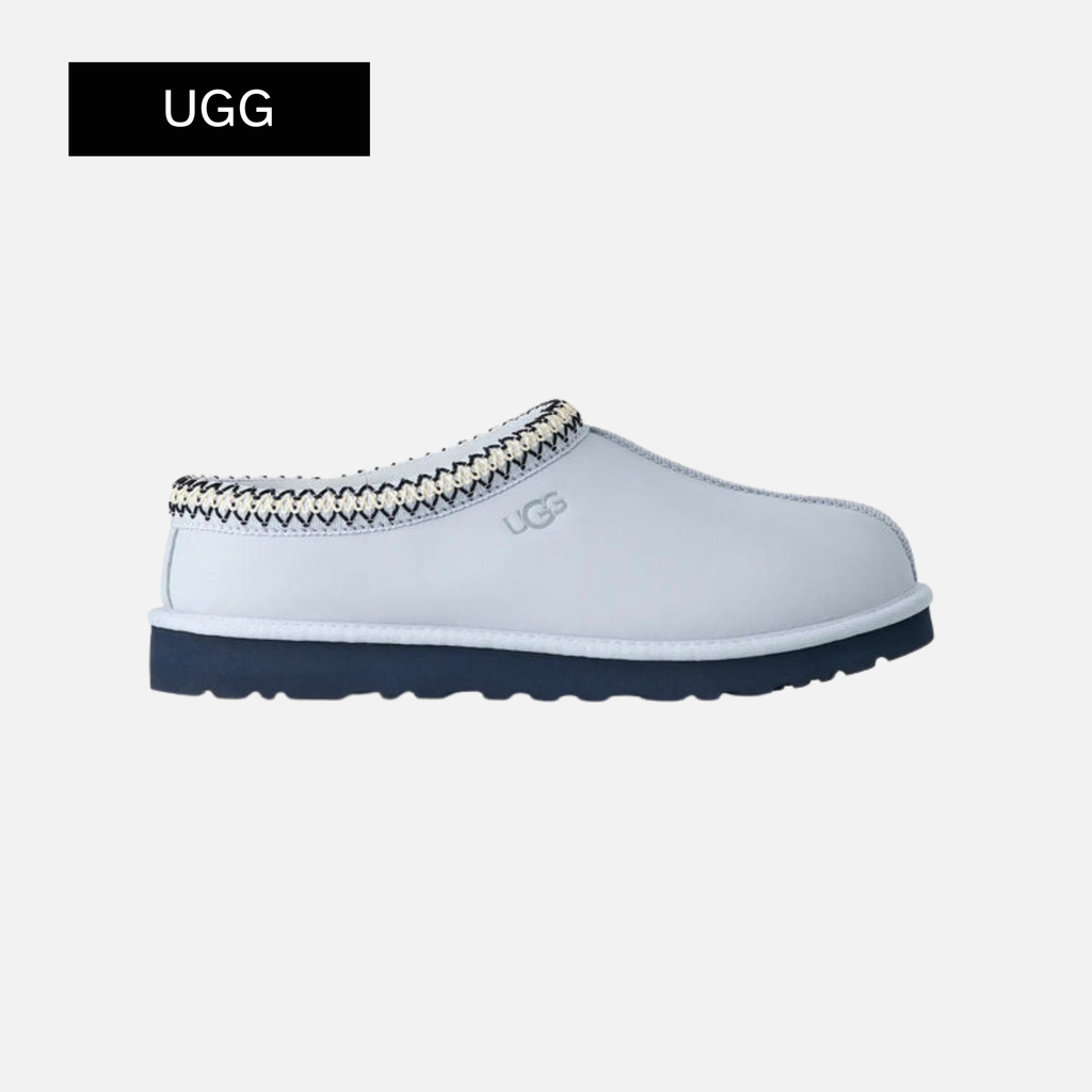 UGG Men's Tasman II Nubuck Sheepskin Slippers in Sky Blue