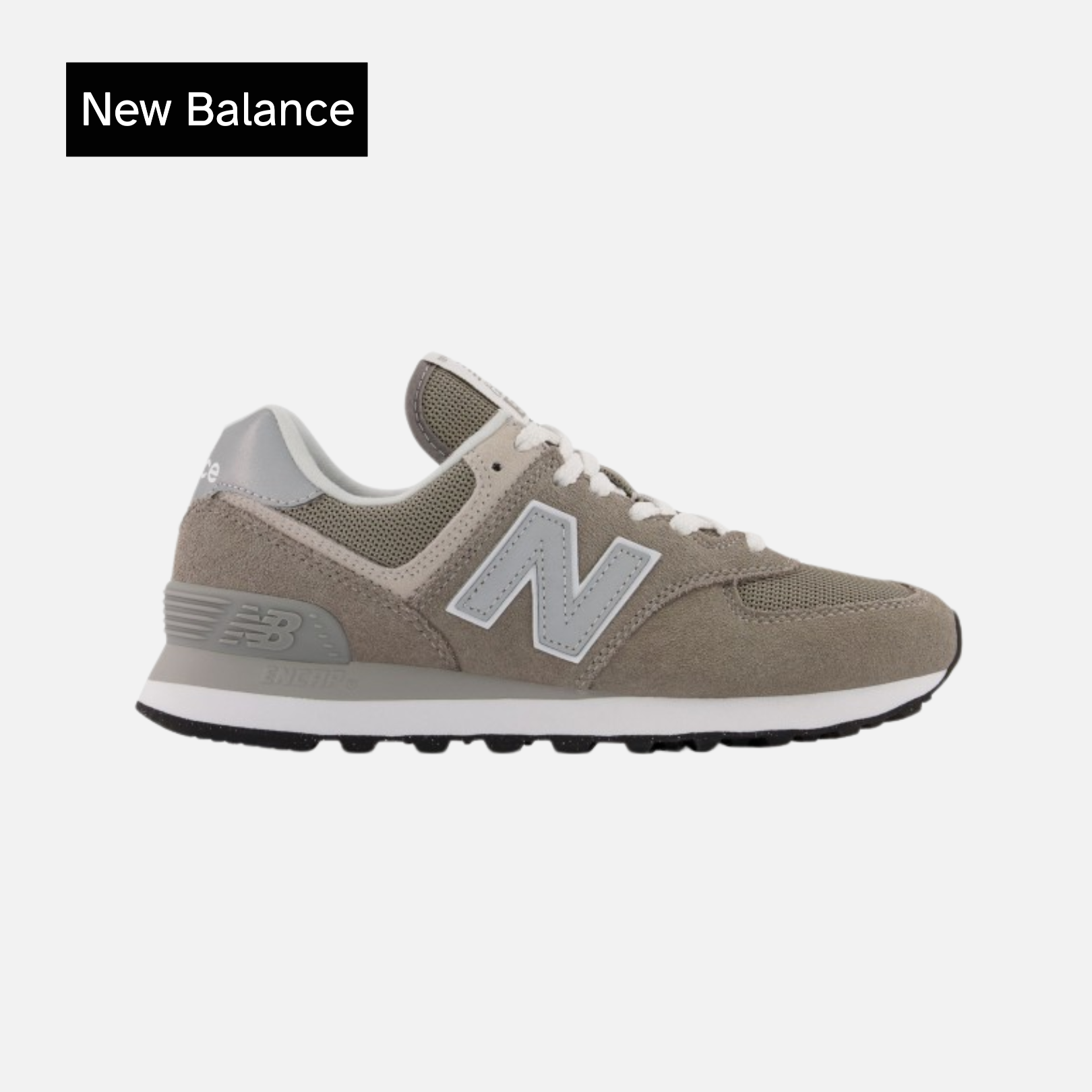New Balance Wmns 574 Core Wide 'Grey White'