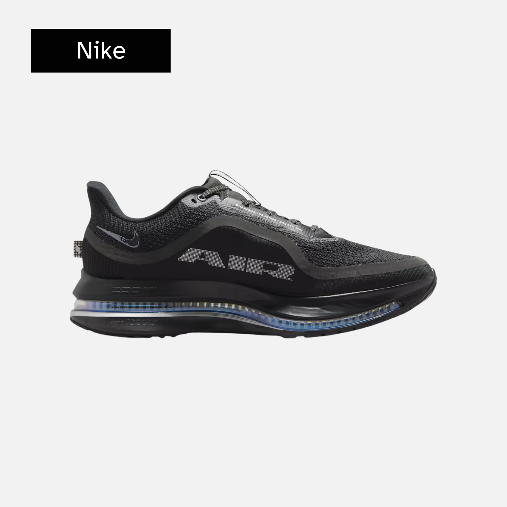 Nike Pegasus Premium 'Black Metallic Silver'