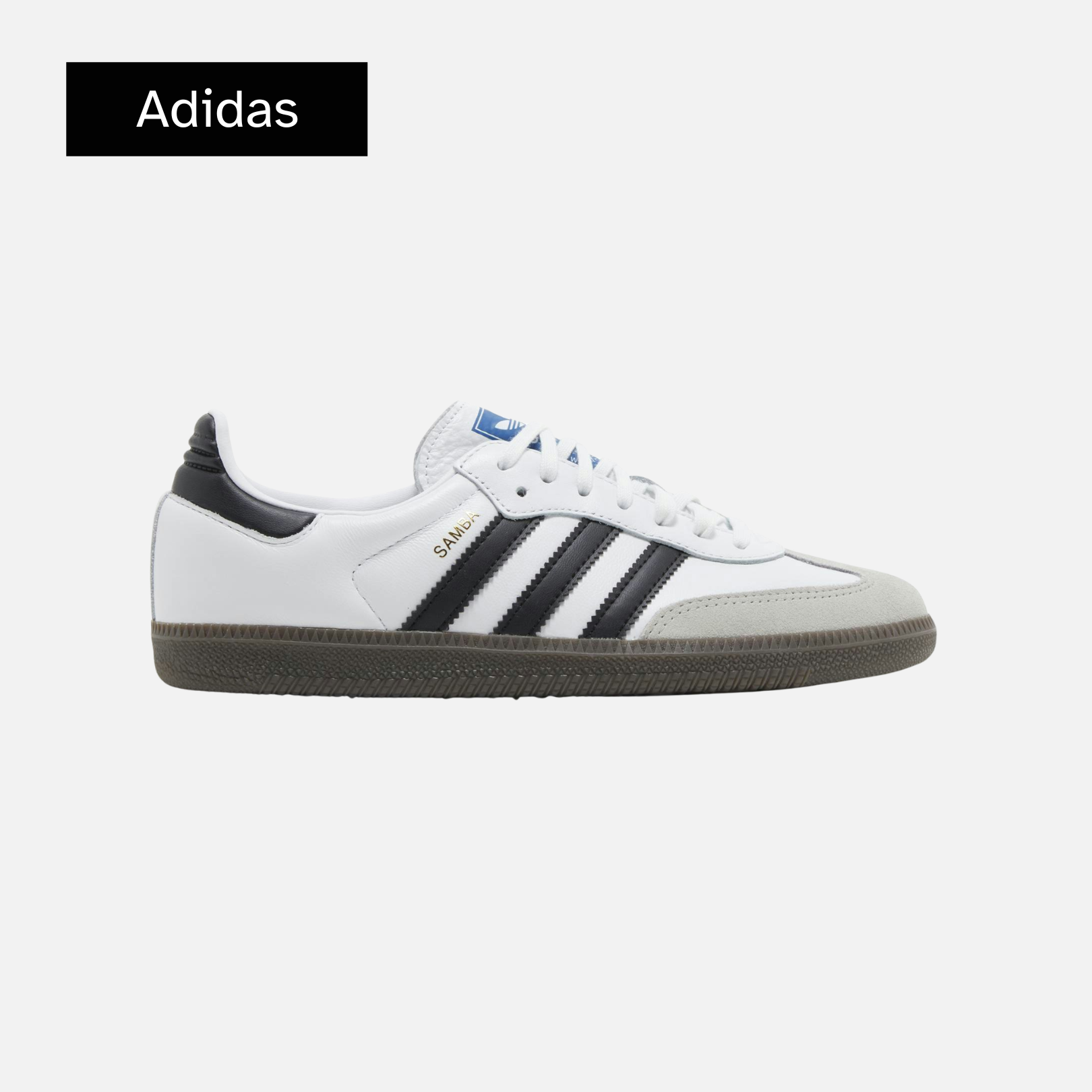 adidas Samba OG J 'White Black Gum'