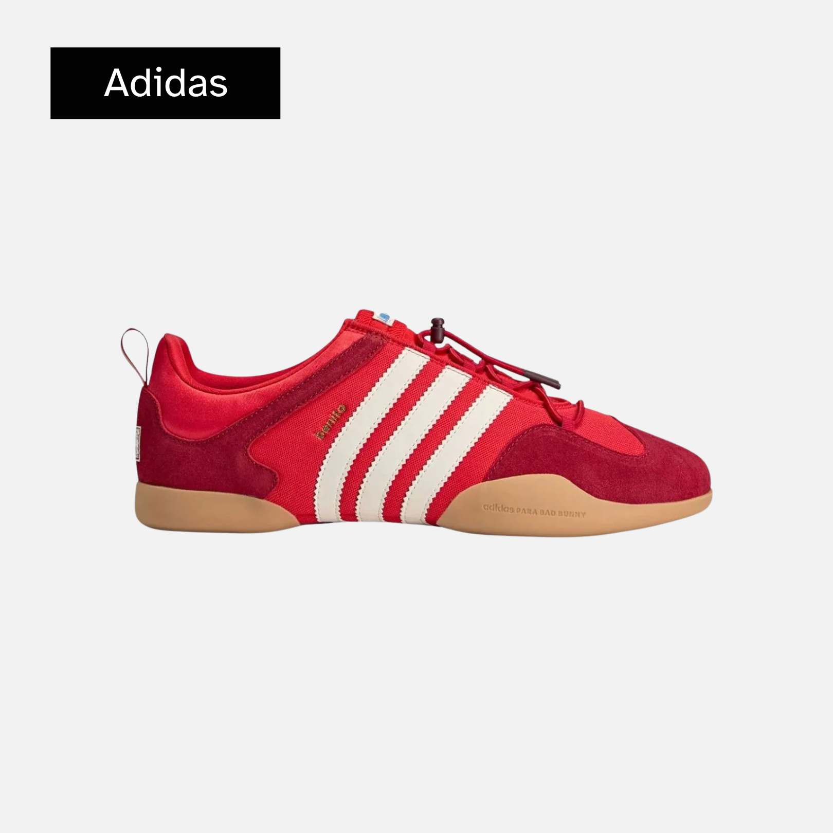 Bad Bunny x adidas Ballerina 'Vivid Red'