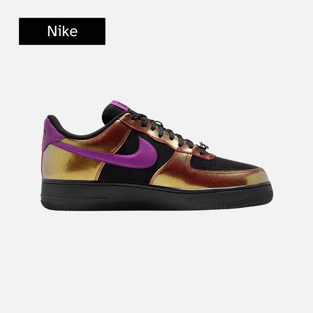Nike Air Force 1 '07 LV8 'Gold Black Bold Berry'