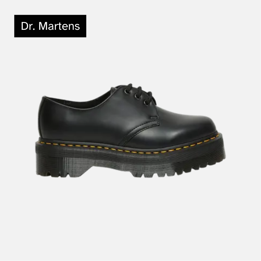 1461 Smooth Leather Platform 'Black'