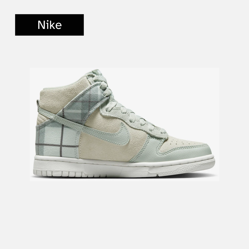 Dunk High SE GS 'Mint Plaid'