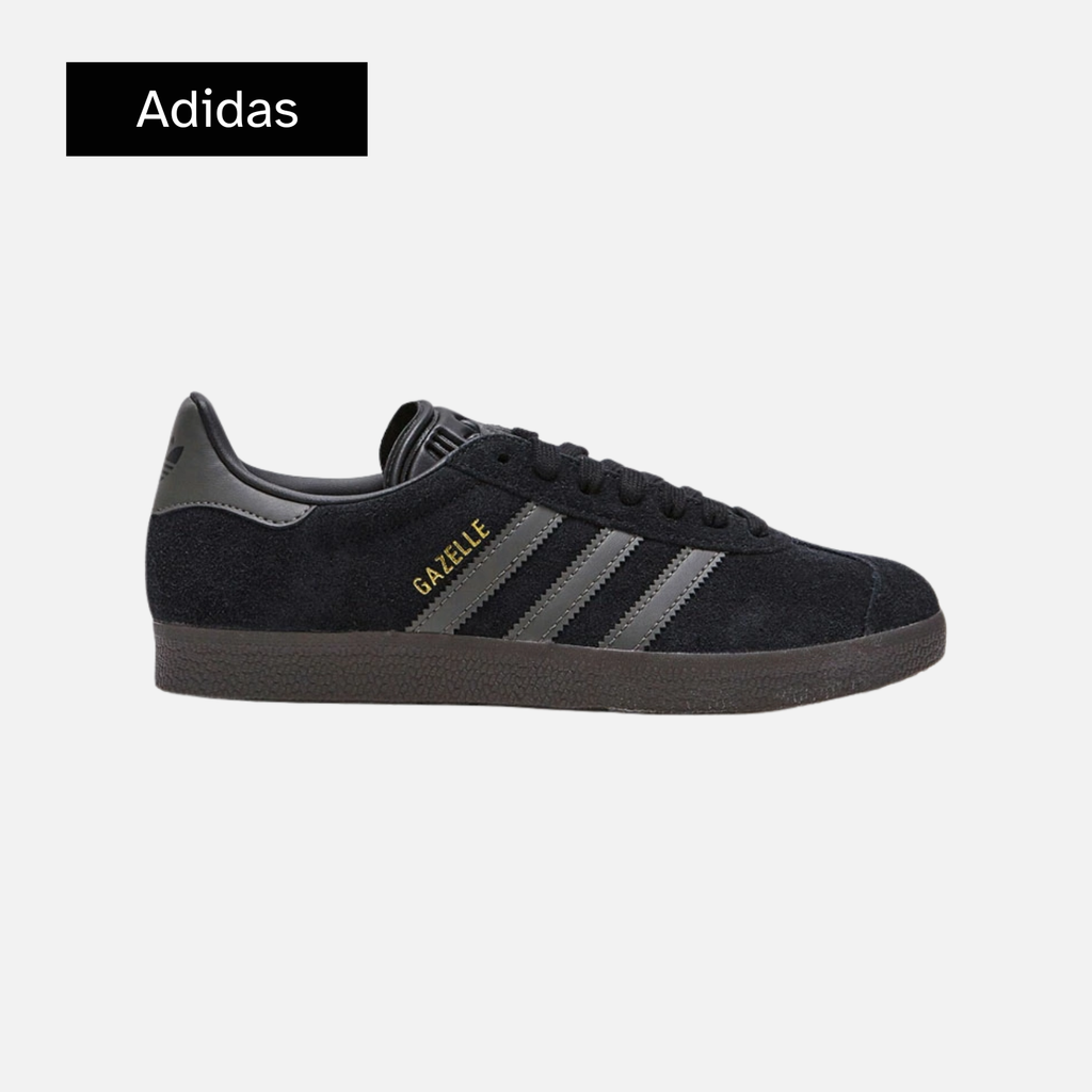 Adidas Gazelle 'Black Gold Metallic Gum'