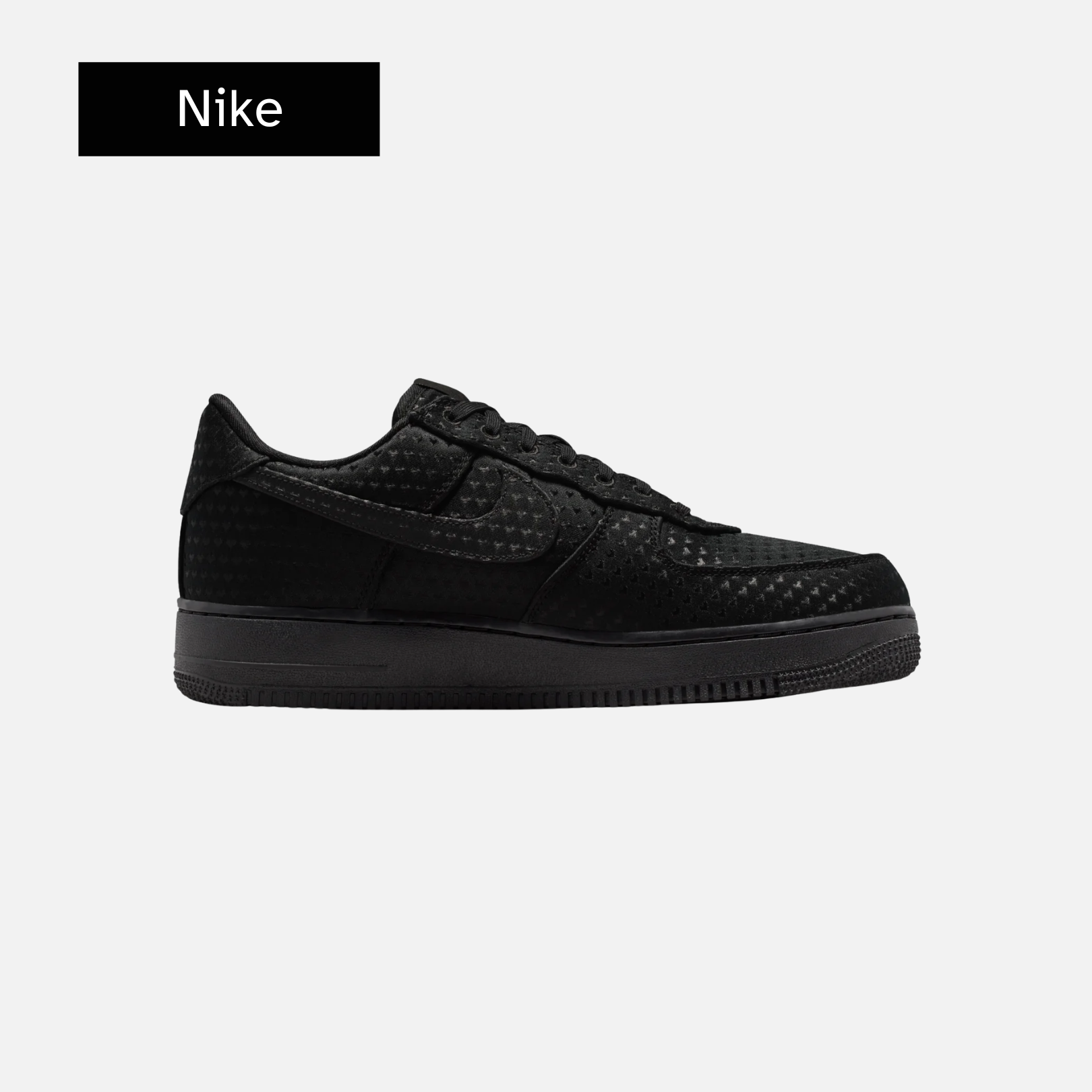 Nike Air Force 1 Low 'Valentine's Day Triple Black' 2026