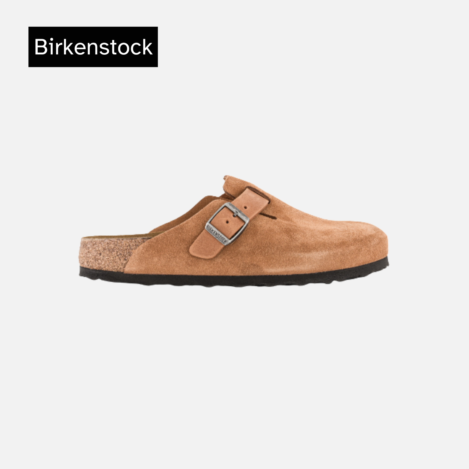 Birkenstock Boston Cognac Oiled/Suede Leather Regular