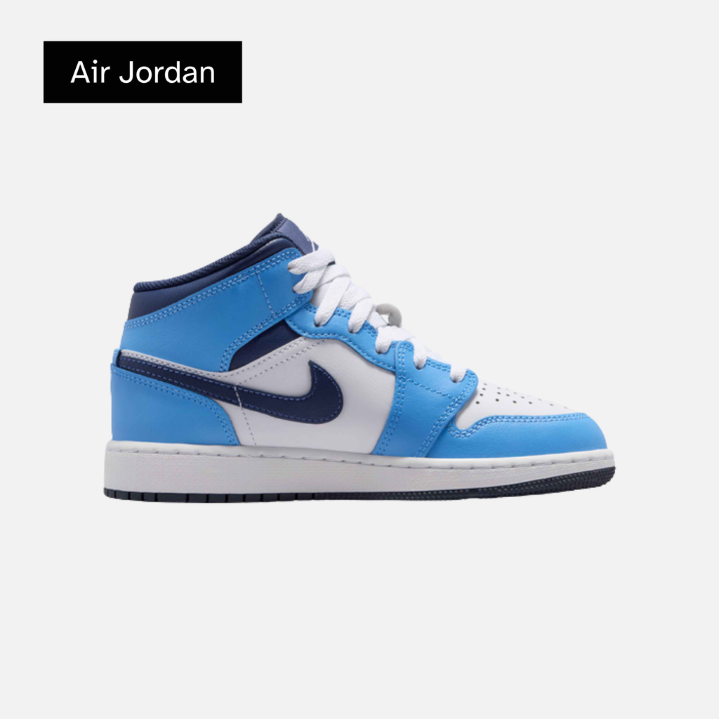 Air Jordan 1 Mid GS 'University Blue Midnight Navy'