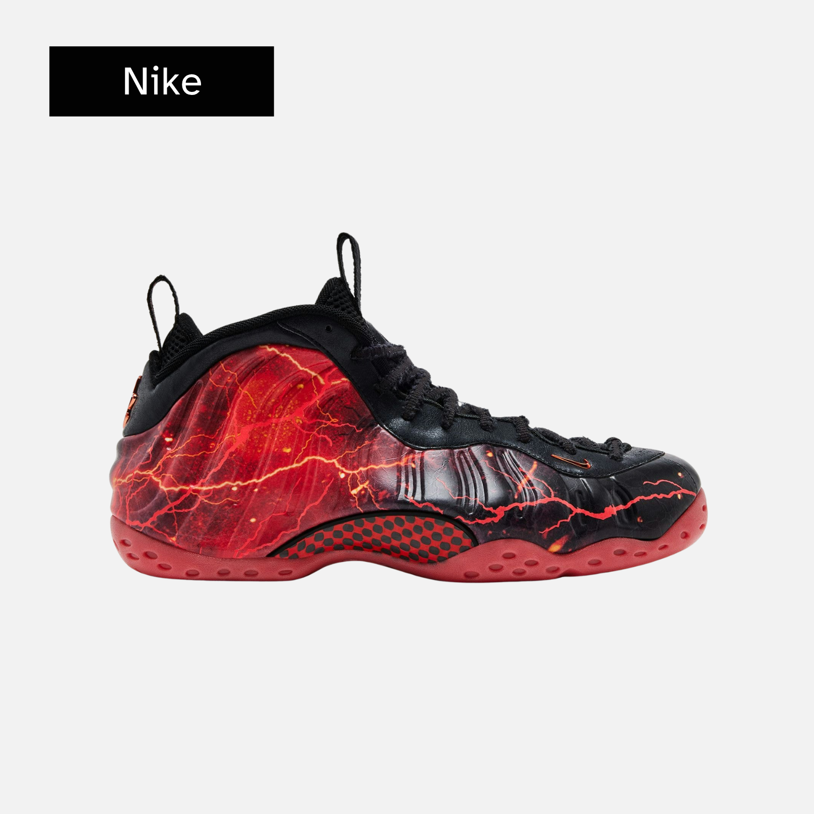 Stranger Things x Nike Air Foamposite One Premium QS 'Black Bright Crimson'