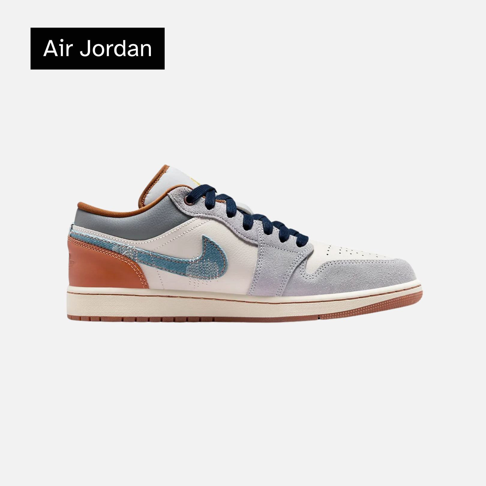 Air Jordan 1 Low SE 'Repaired Denim Swoosh'