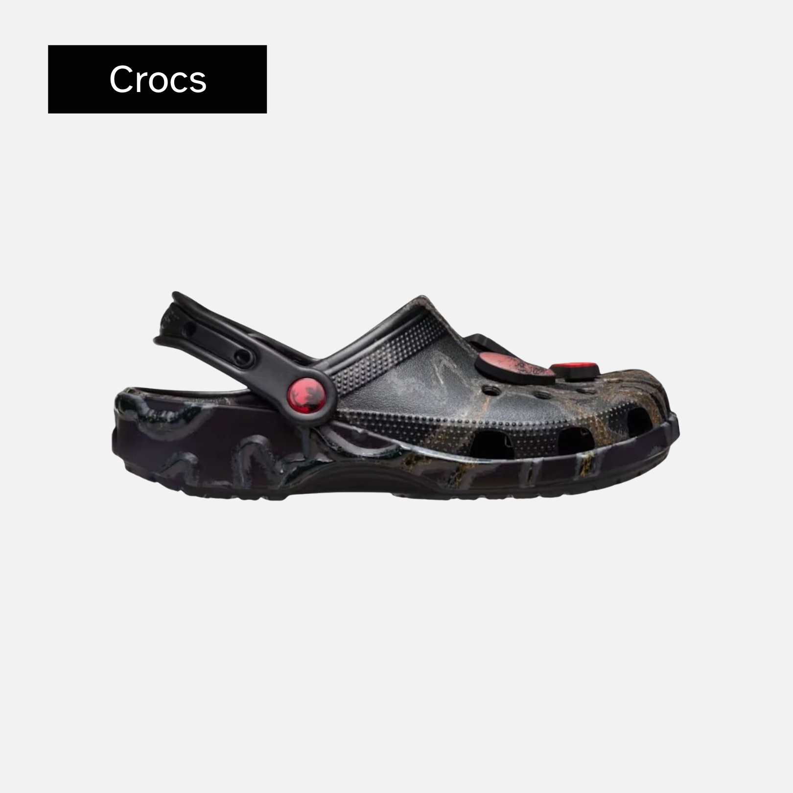 Stranger Things x Crocs Classic Clog 'Black Red'