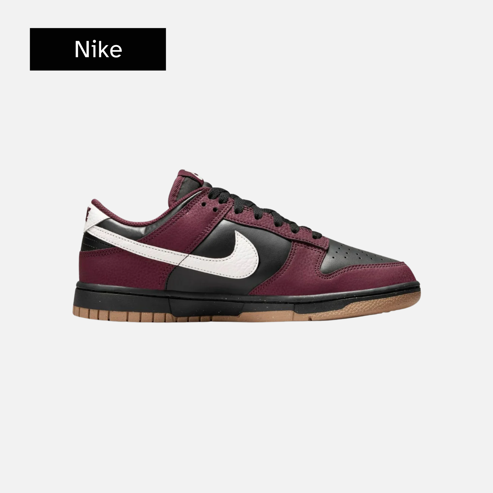 Nike Women's Dunk Low Next Nature 'Burgundy Crush Black'