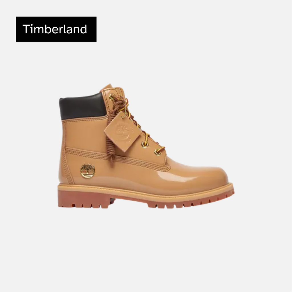 Timberland 6 Inch Premium Waterproof Boot Patent Big Kid 'Wheat'