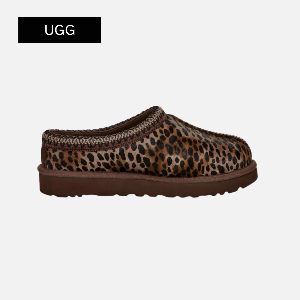 UGG Wmns Tasman Caspian Slipper 'Burnt Cedar Cheetah'