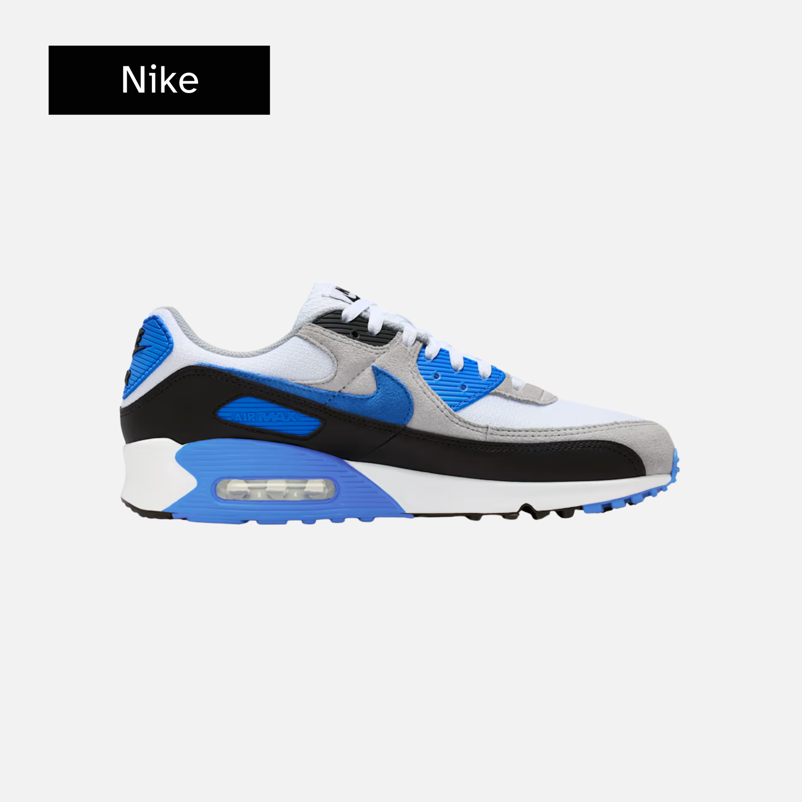Nike Air Max 90 'White Blue Crystal'