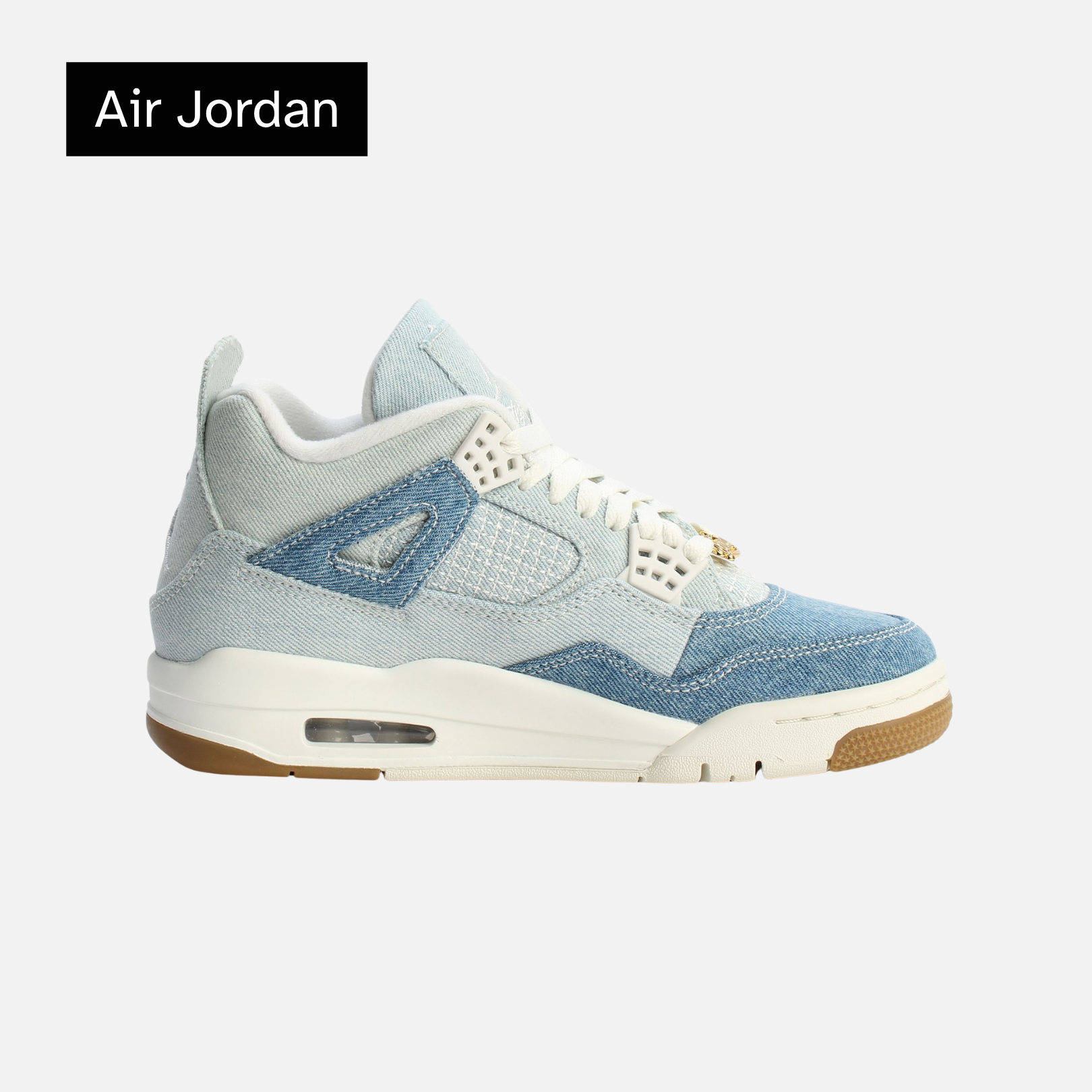 Wmns Air Jordan 4 Retro TEX 'Worn Blue Denim'