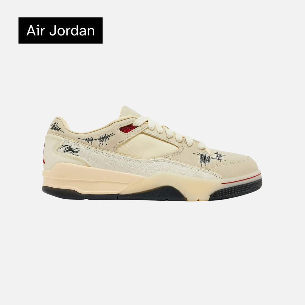 Who Decides War x Wmns Jordan Flight Court 'The World Is Your Court - Crèpe'
