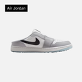 Air Jordan 1 Mule Golf 'Wolf Grey Black'
