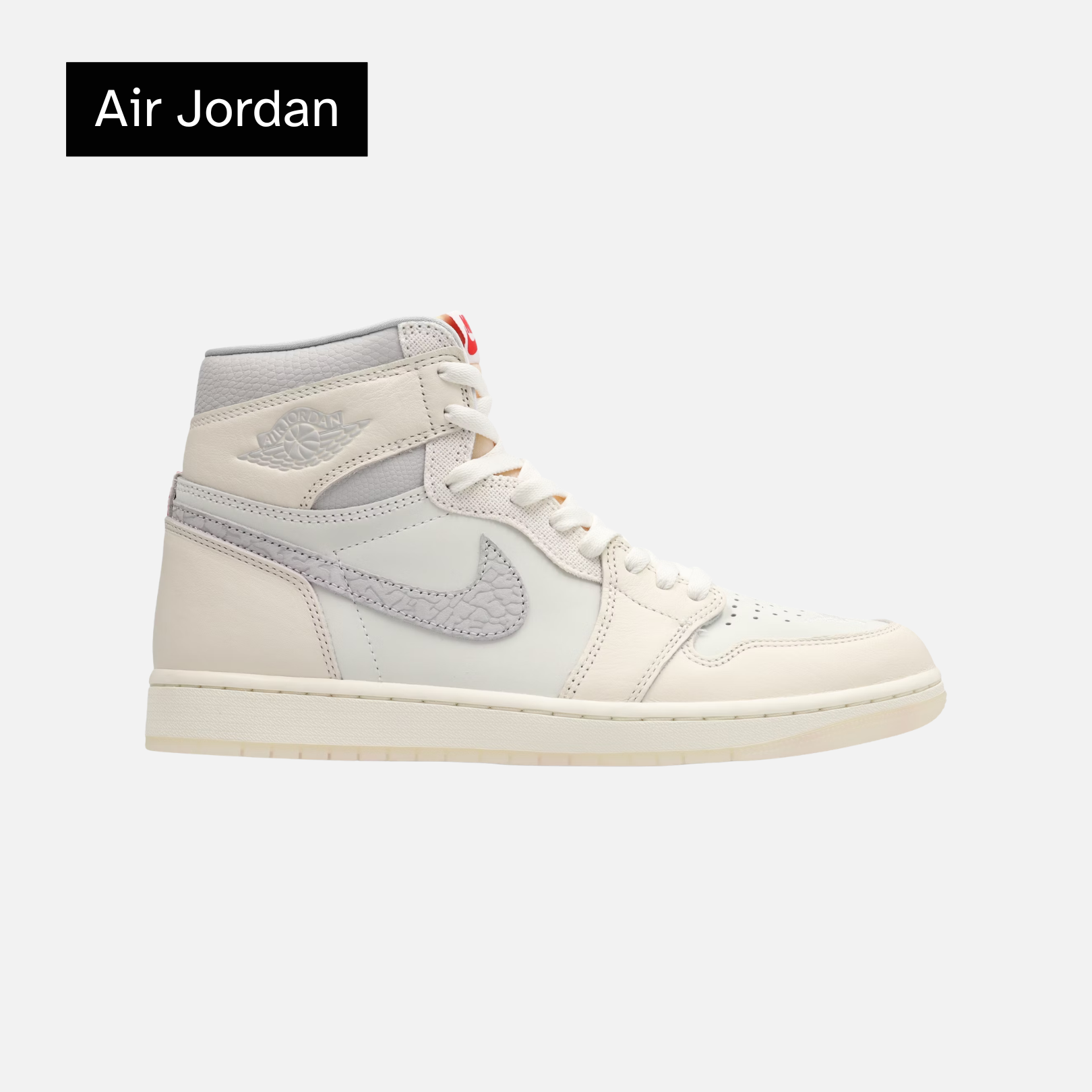 Air Jordan 1 High Retro OG 'Sail Elephant Print'