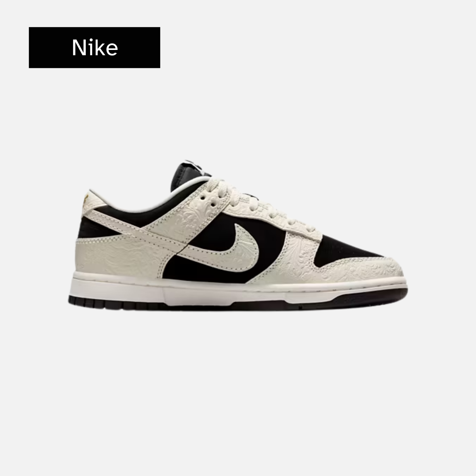 Nike Wmns Dunk Low 'Embossed Black Sail'
