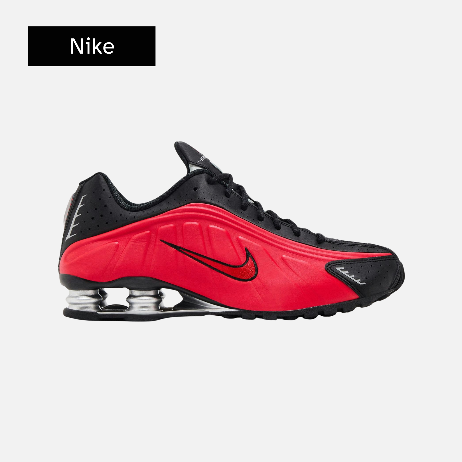 Nike Shox R4 'University Red Black'