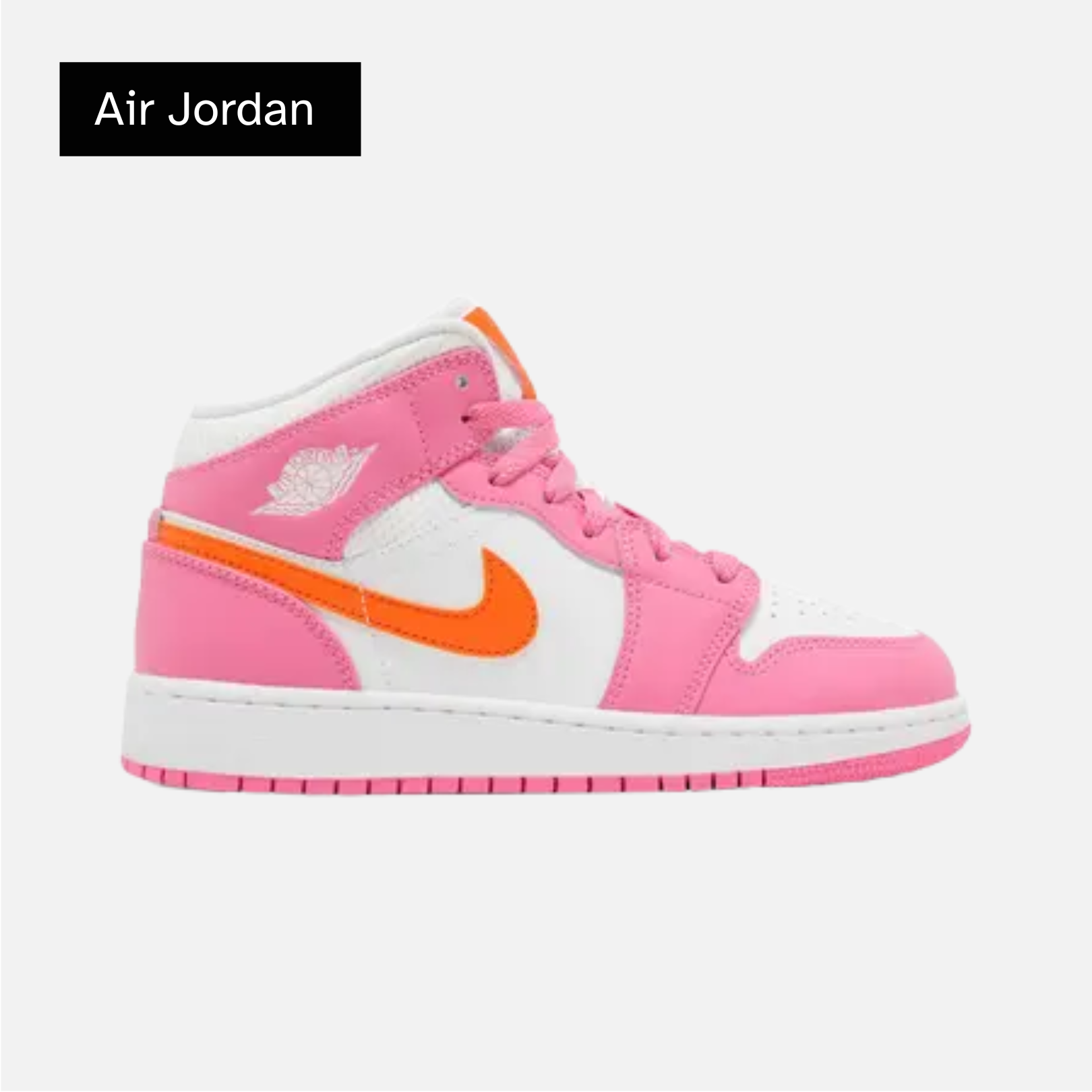 Air Jordan 1 Mid GS 'Pinksicle Orange'