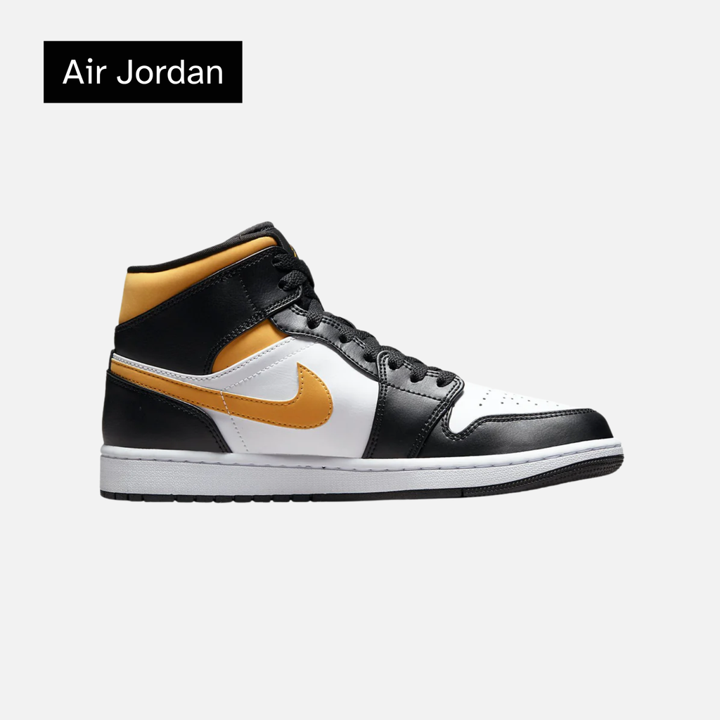 Air Jordan 1 Mid 'Black University Gold'