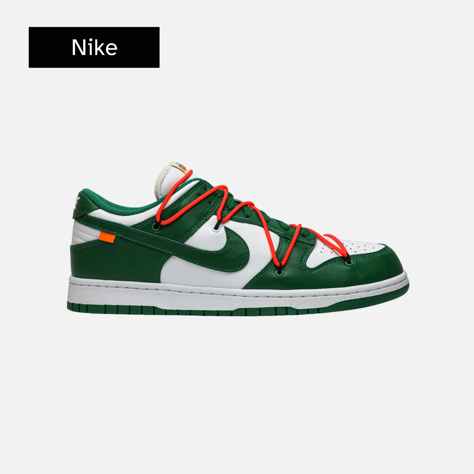 Off-White x Nike Dunk Low 'Pine Green'