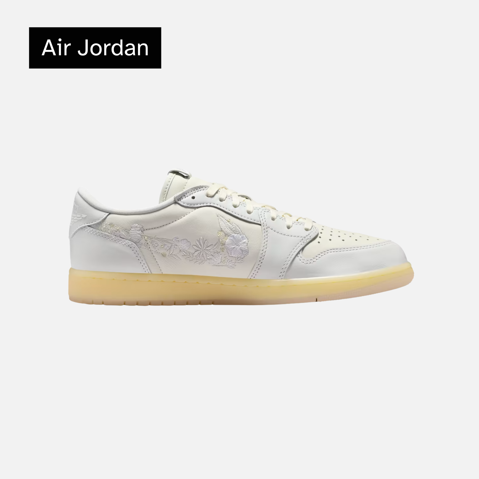 Air Jordan 1 Retro Low OG 'Rabbit Floral Swoosh'