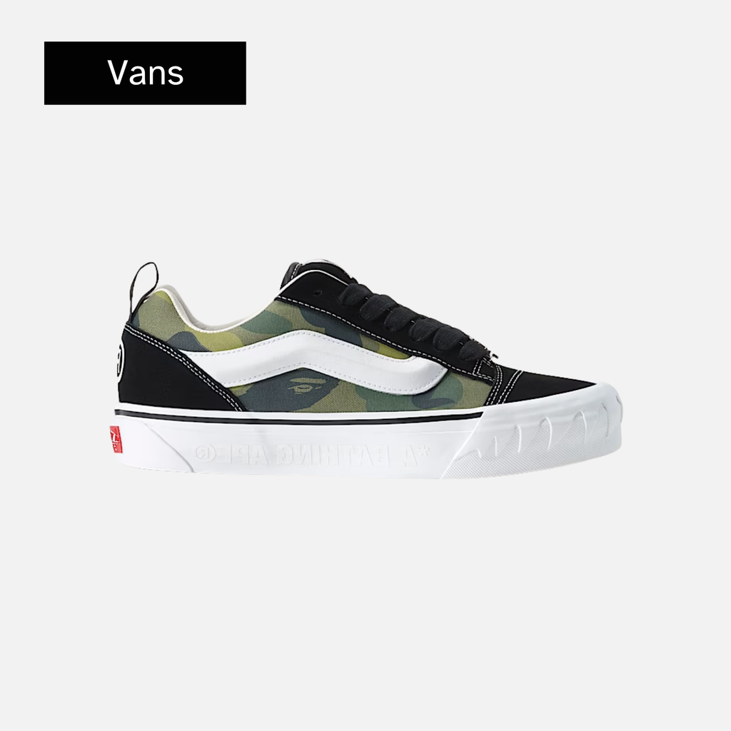 BAPE x Vans Premium Knu Skool 'Camo Green'
