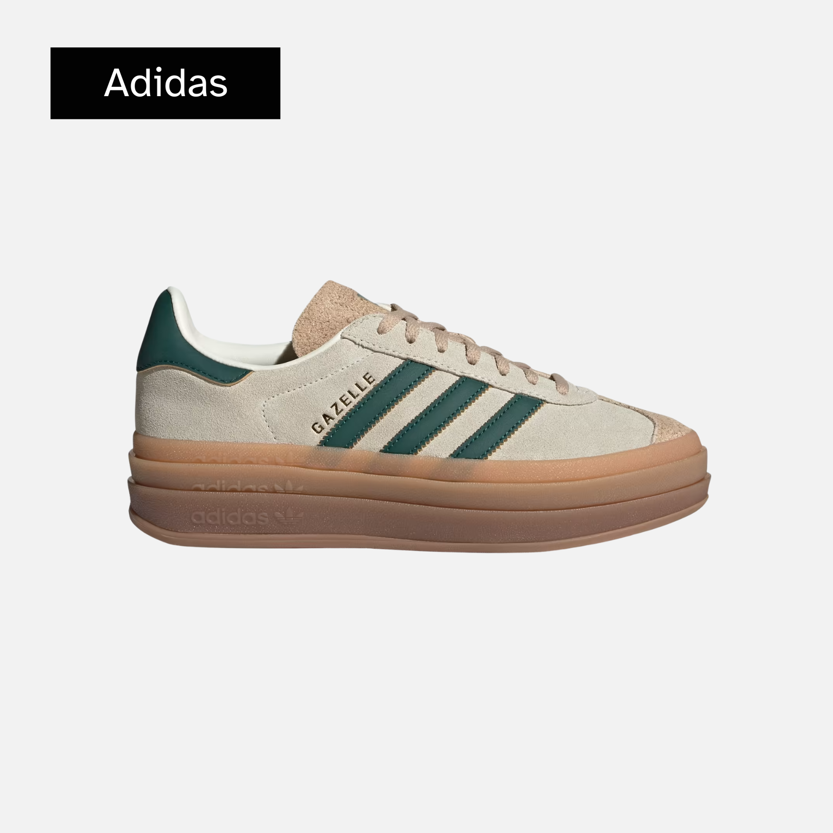 adidas Wmns Gazelle Bold 'Cream Collegiate Green'