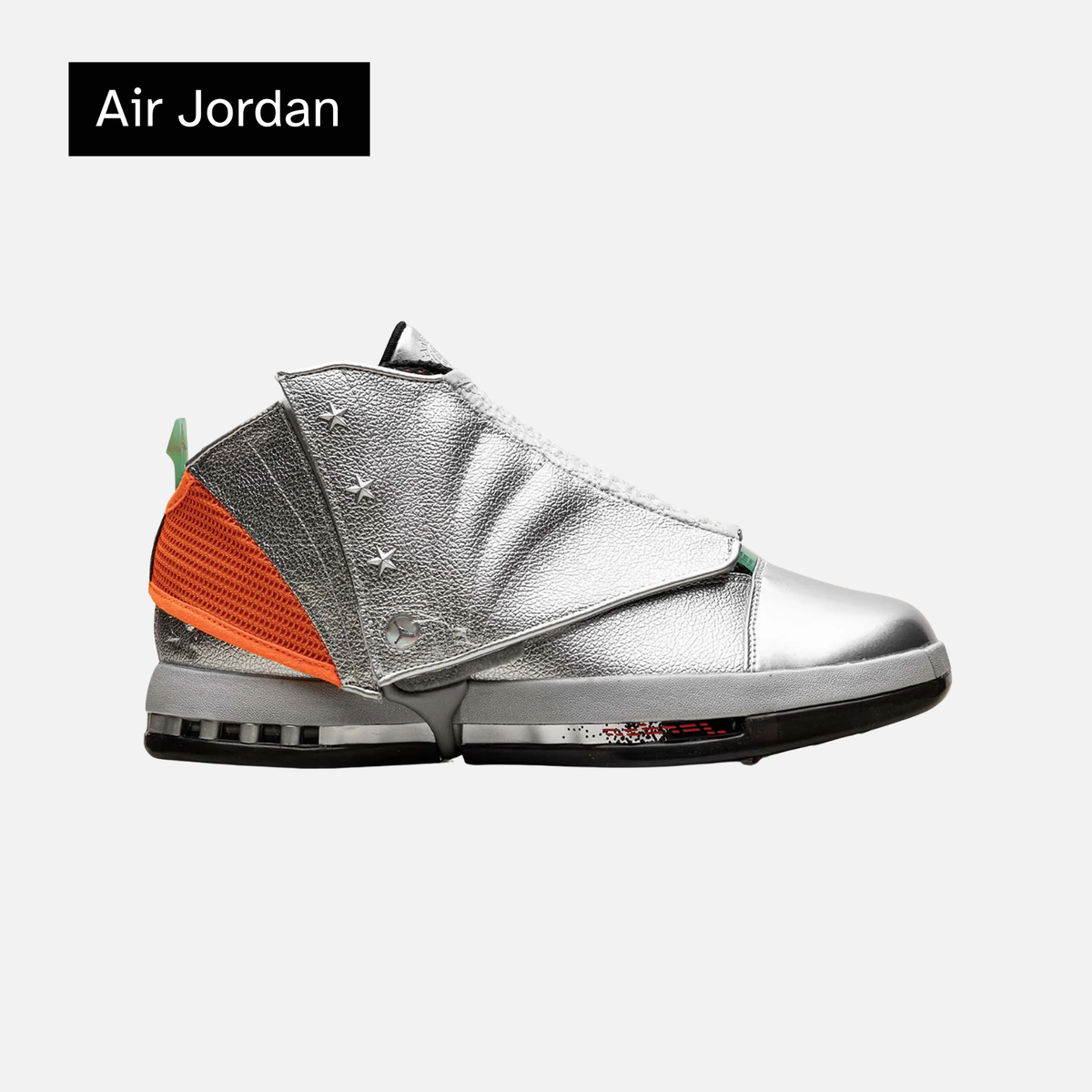 Free The Youth x Air Jordan 16 Retro OG 'Metallic Silver'