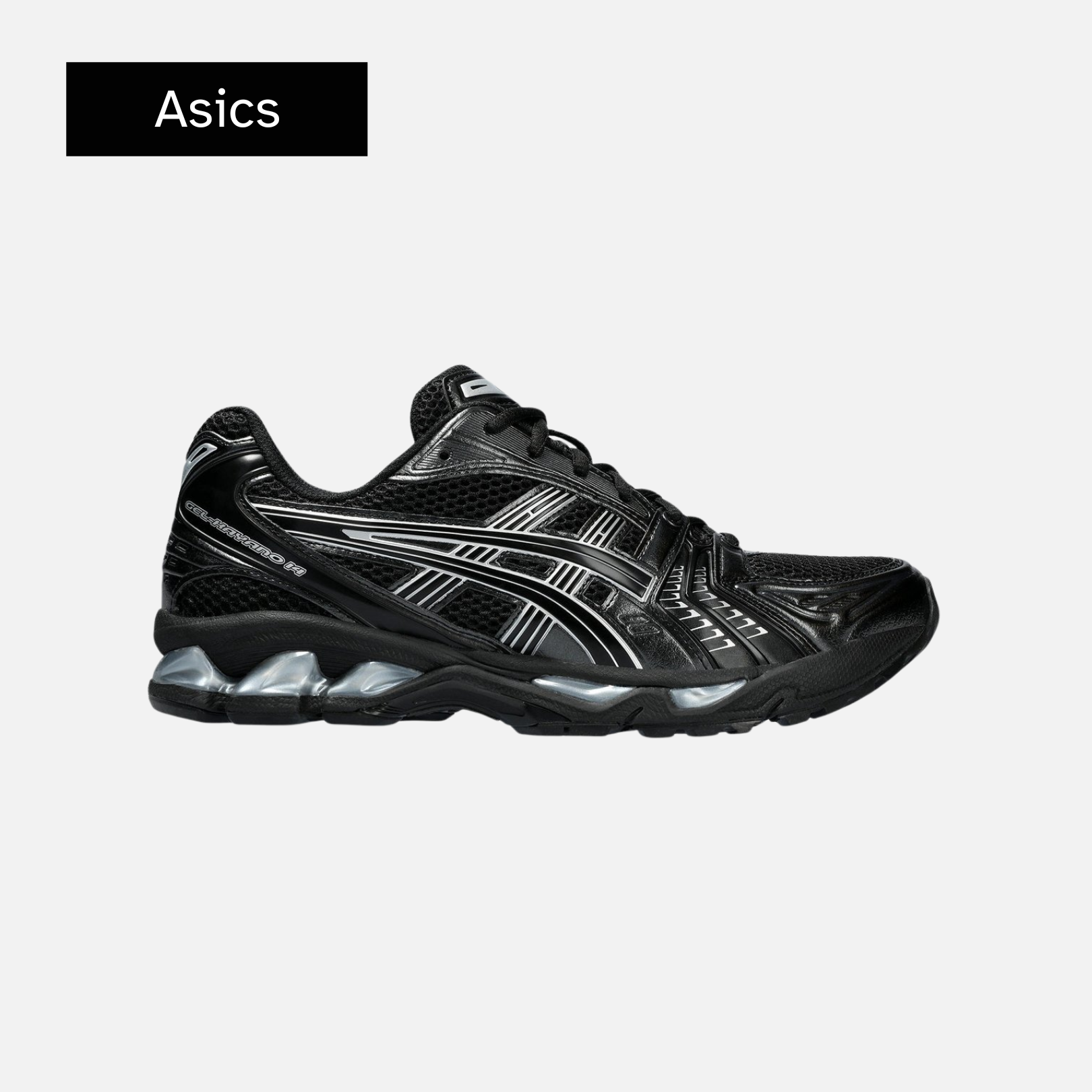Gel Kayano 14 'Black Pure Silver'