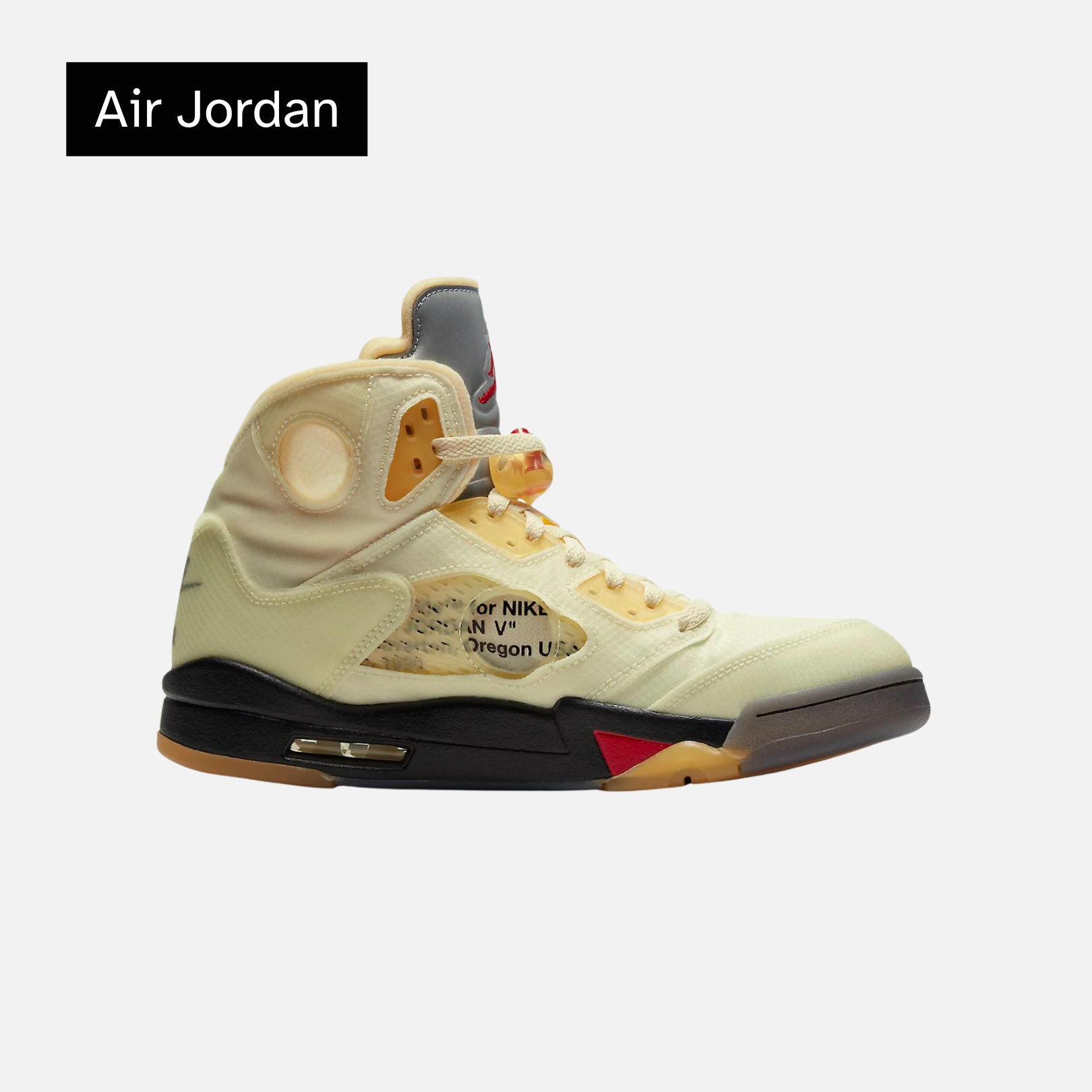 Off-White x Air Jordan 5 SP 'Sail'