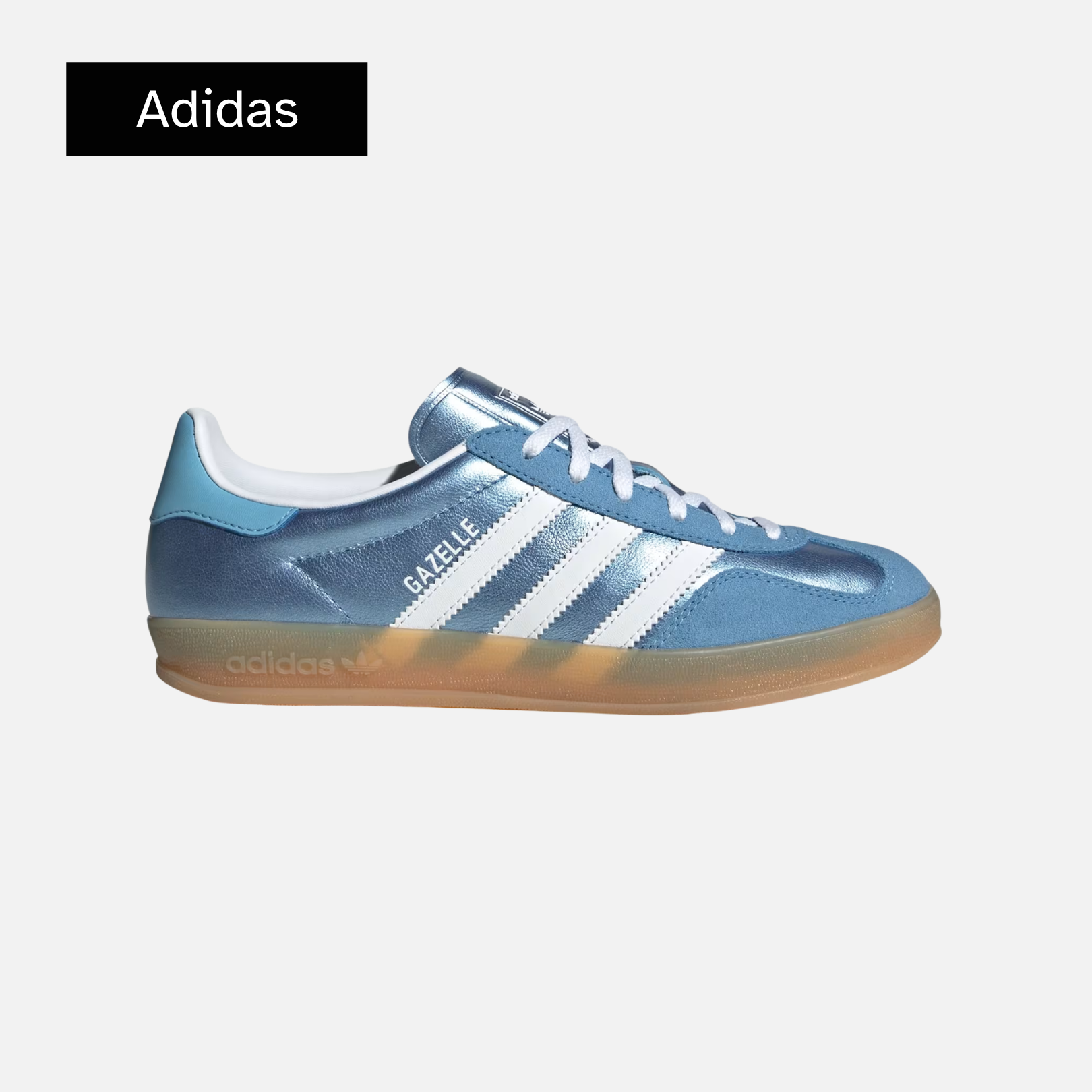 Wmns Gazelle Indoor 'Blue Metallic Gum'