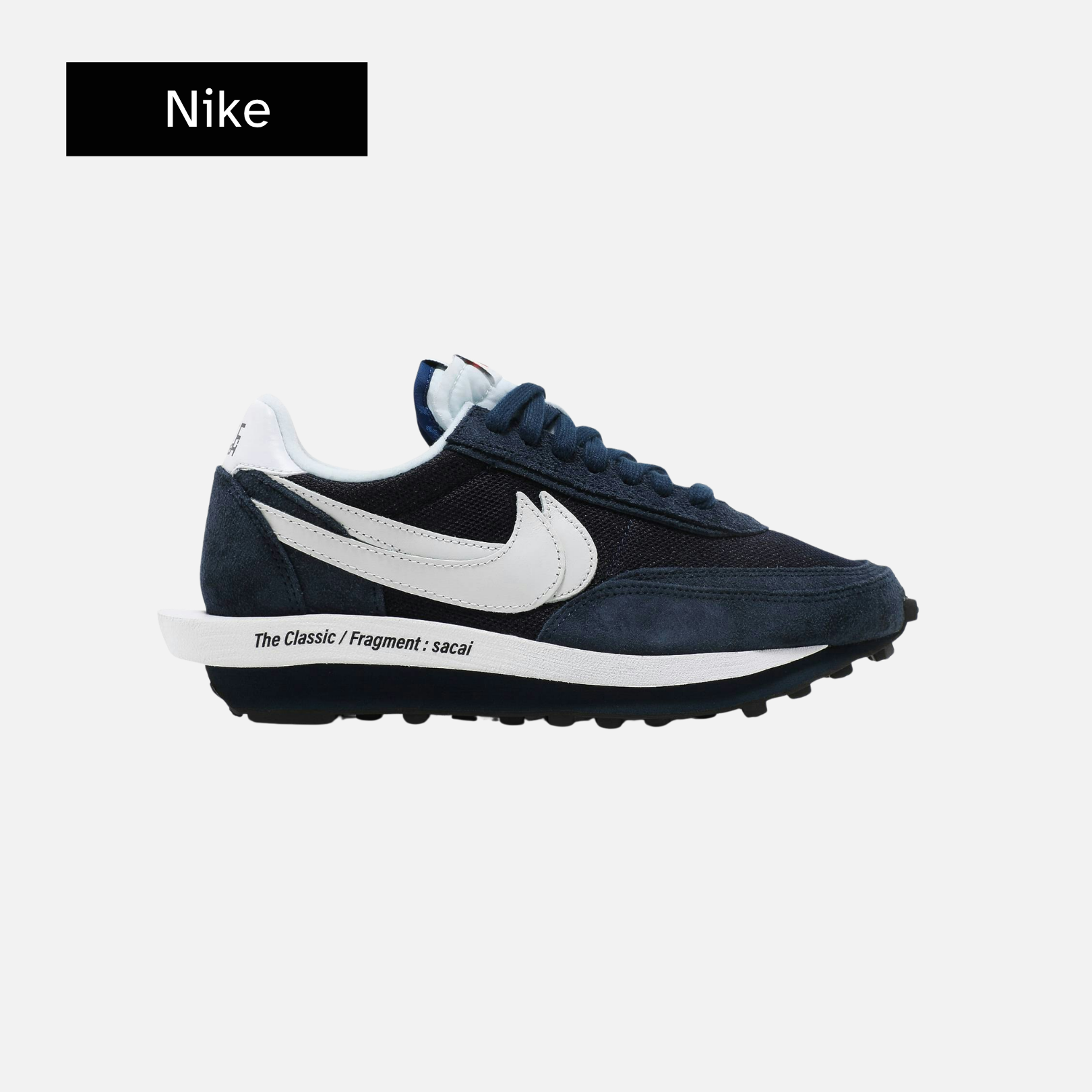 Fragment Design x sacai x Nike LDV Waffle 'Blackened Blue'