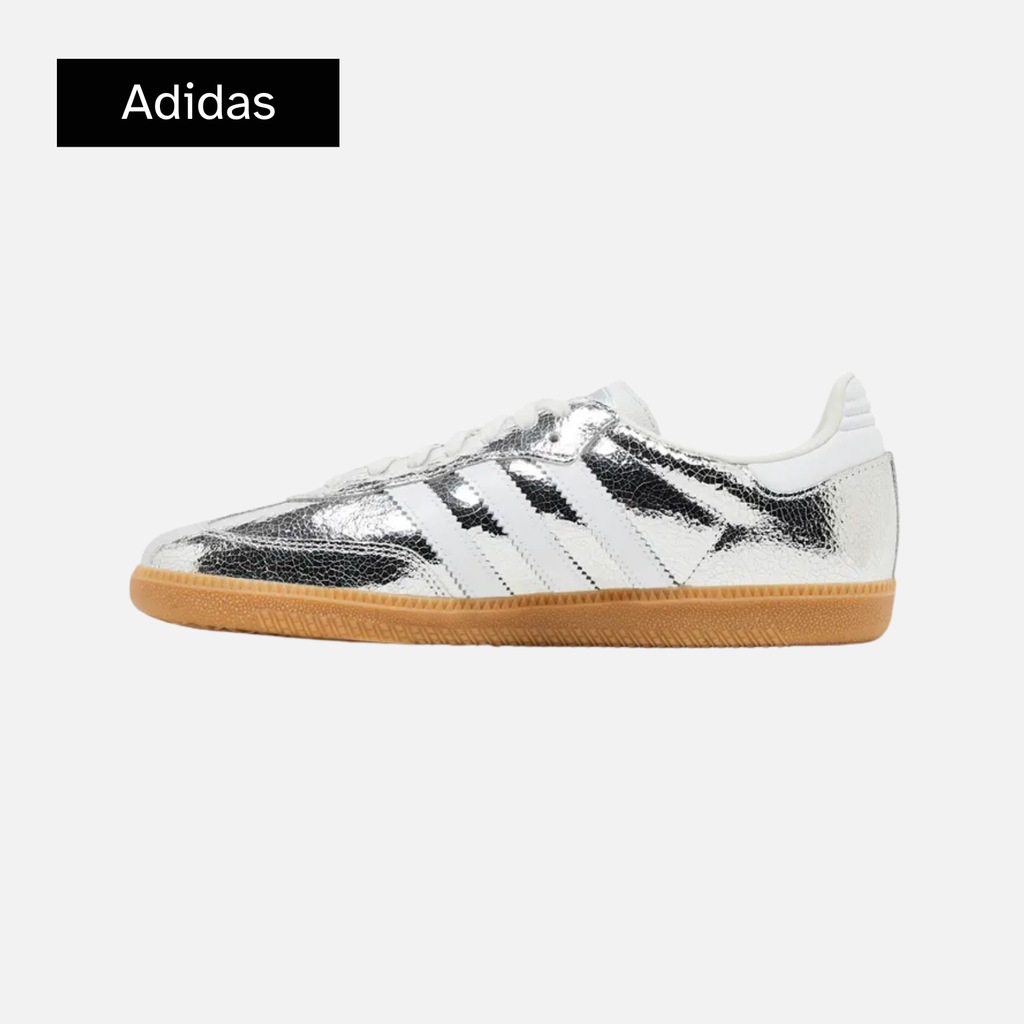 Wmns Samba OG 'Silver Metallic Cracked Leather'