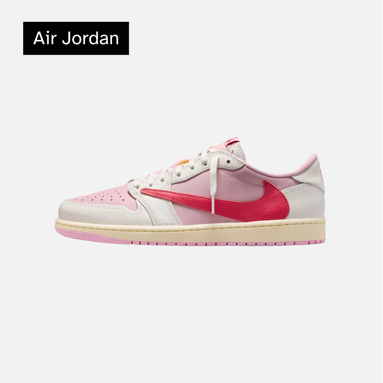 Travis Scott x Air Jordan 1 Retro Low OG 'Sail Tropical Pink'