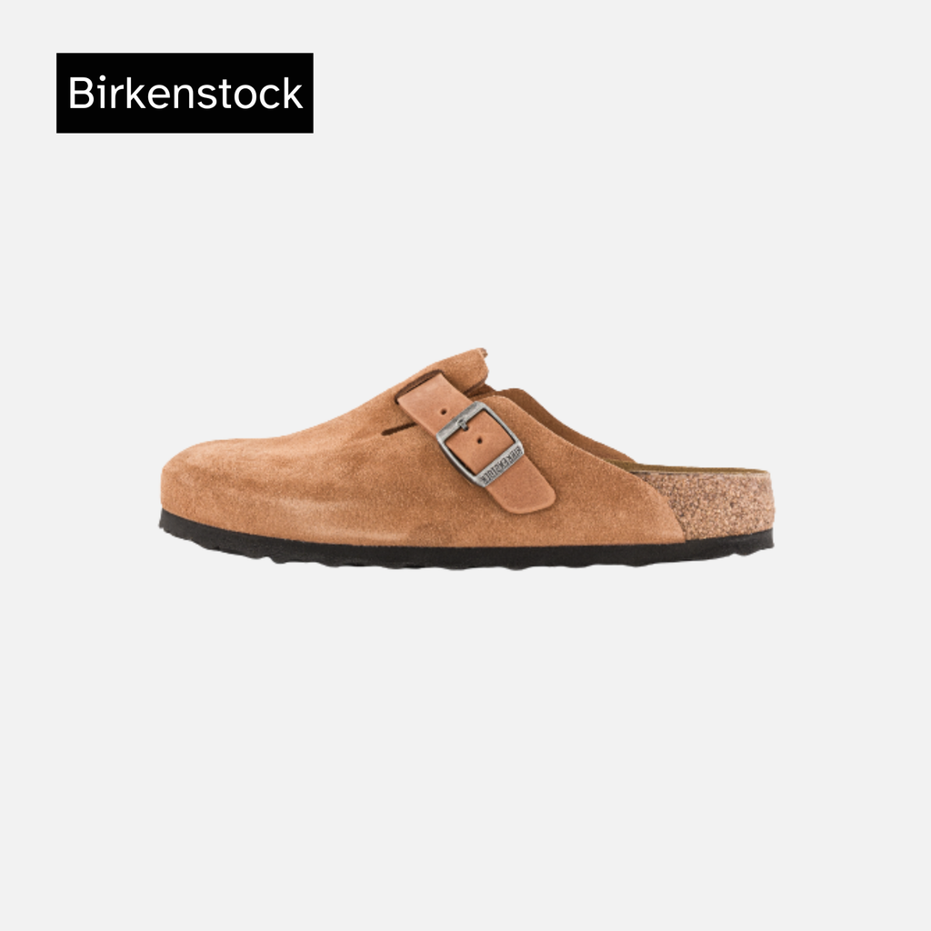 Birkenstock Boston Cognac Oiled/Suede Leather Regular