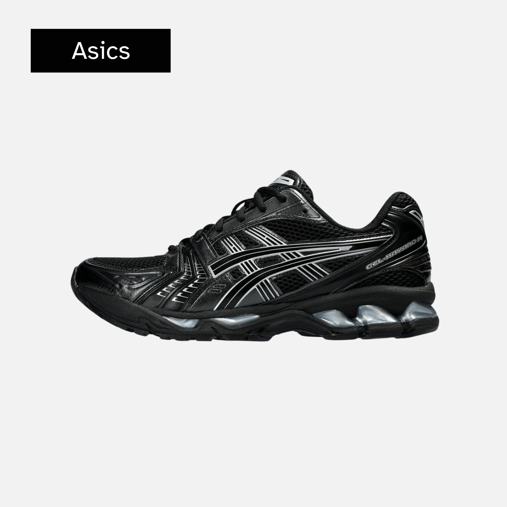 Gel Kayano 14 'Black Pure Silver'