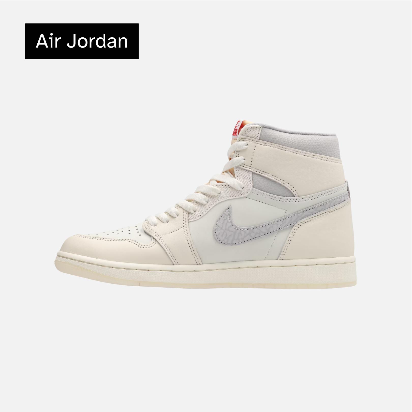 Air Jordan 1 High Retro OG 'Sail Elephant Print'