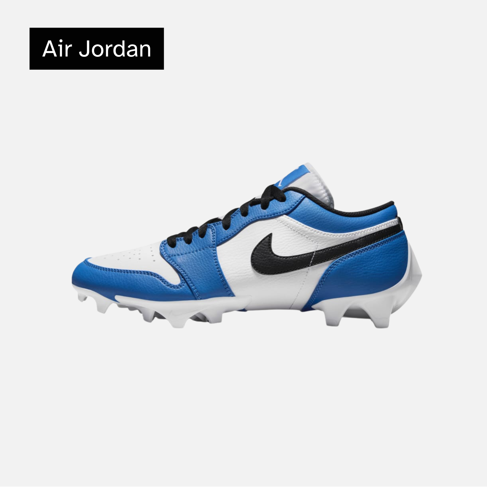 Jordan 1 Low TD Cleat 'White Black Royal'