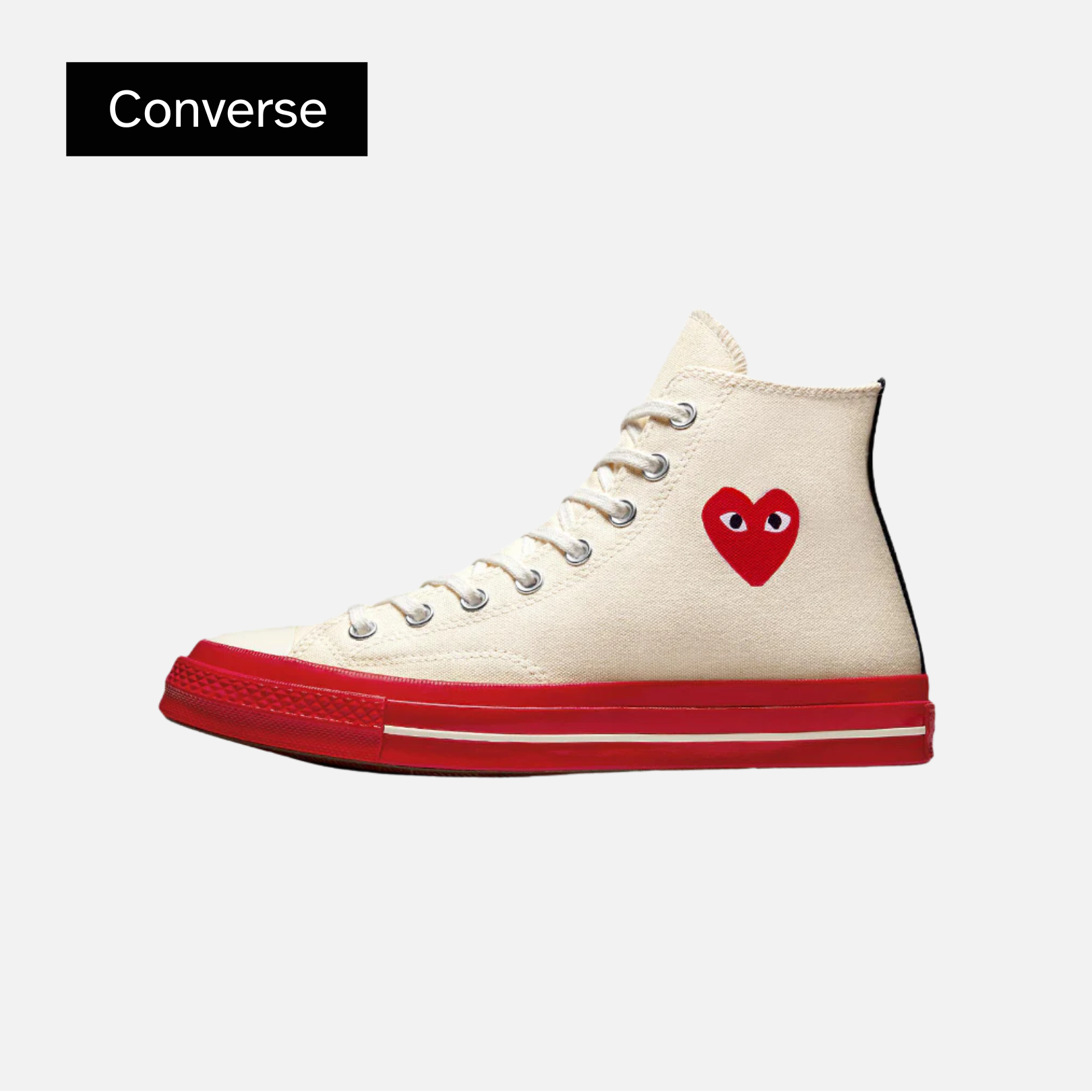 Comme des Garçons Play x Chuck 70 High 'Pristine Red'