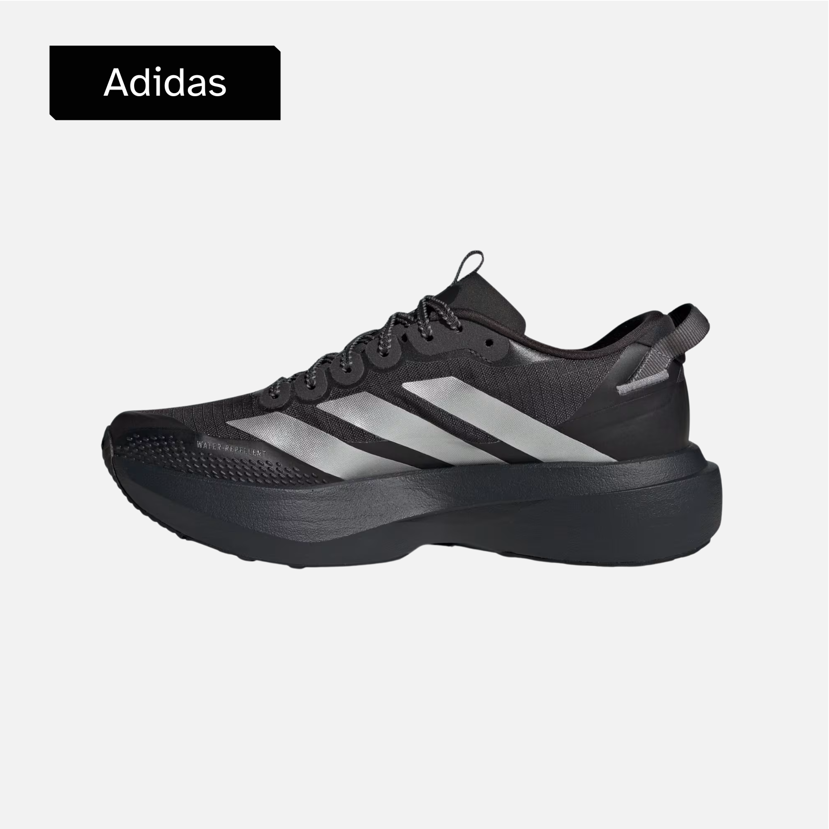 adidas Adizero Evo SL Metallic Stripes Black Silver