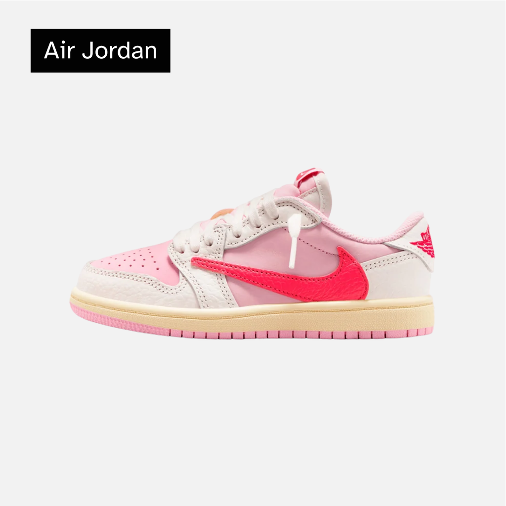 Travis Scott x Air Jordan 1 Retro Low OG PS 'Sail Tropical Pink'