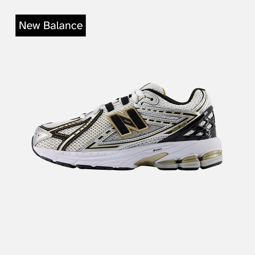 New Balance 1906R Big Kid Wide 'Metallic Silver Metallic Gold'